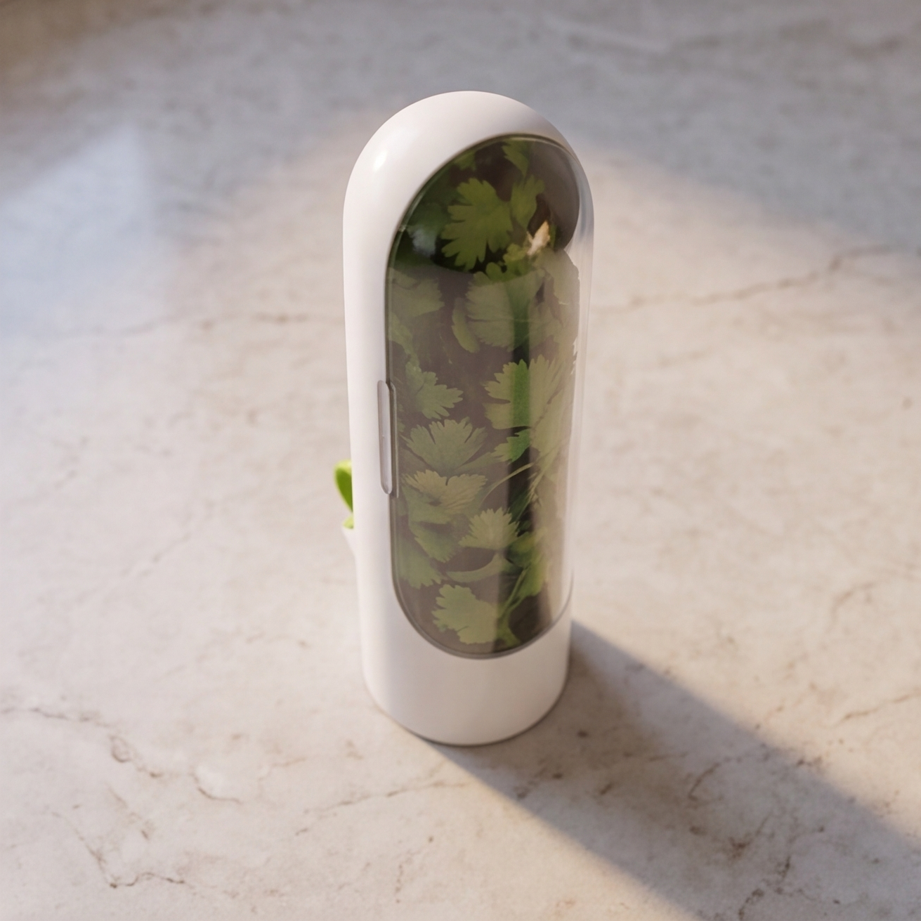 HerbPod on kitchen counter angled