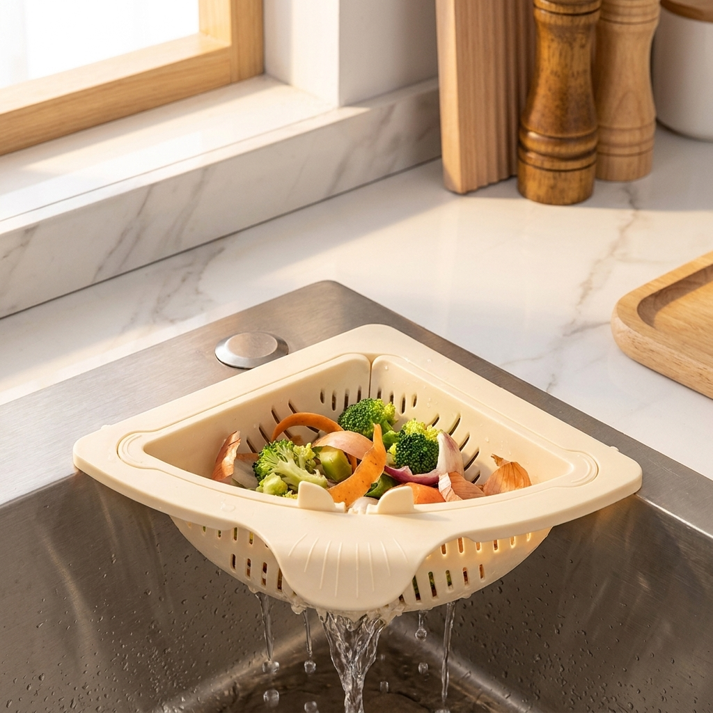 SinkySort in sink corner