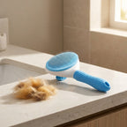 FurLift brush on countertop with fur