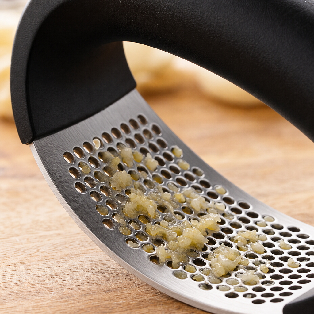EasyMince garlic press - detail alternate